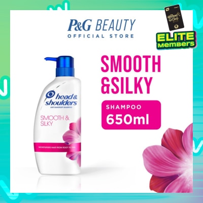 HEAD & SHOULDERS Smooth & Silky Anti-Dandruff Shampoo 650ml
