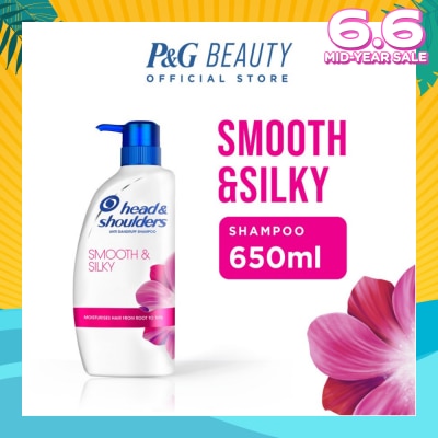 HEAD & SHOULDERS Smooth & Silky Anti-Dandruff Shampoo 650ml