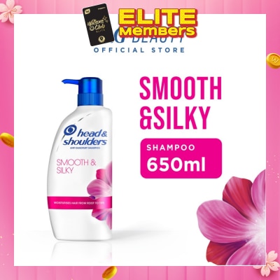 HEAD & SHOULDERS Smooth & Silky Anti-Dandruff Shampoo 650ml