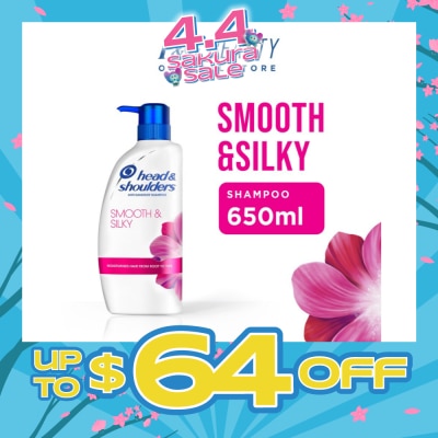 HEAD & SHOULDERS - Anti Dandruff Shampoo Smooth & Silky 650ml