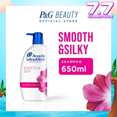 HEAD & SHOULDERS Smooth & Silky Anti-Dandruff Shampoo 650ml