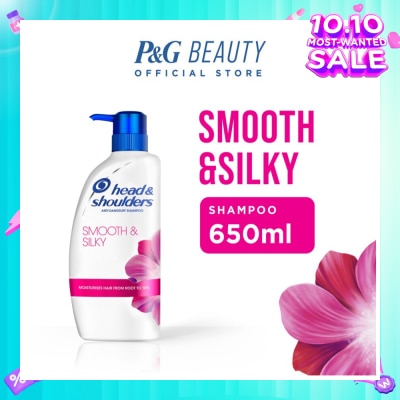 HEAD & SHOULDERS Smooth & Silky Anti-Dandruff Shampoo 650ml