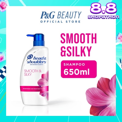 HEAD & SHOULDERS Smooth & Silky Anti-Dandruff Shampoo 650ml