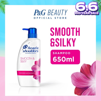 HEAD & SHOULDERS Smooth & Silky Anti-Dandruff Shampoo 650ml