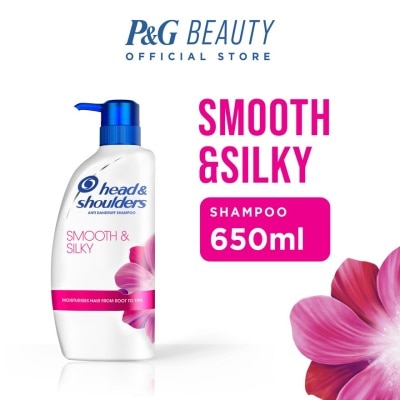 HEAD & SHOULDERS Smooth & Silky Anti-Dandruff Shampoo 650ml