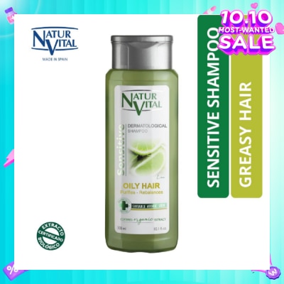NATURVITAL Sensitive Oily Shampoo (Lime) 300ml