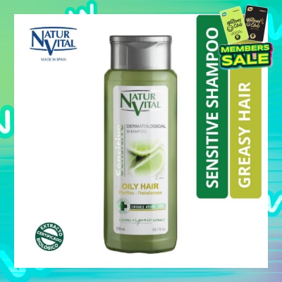 NATURVITAL Sensitive Oily Shampoo (Lime) 300ml