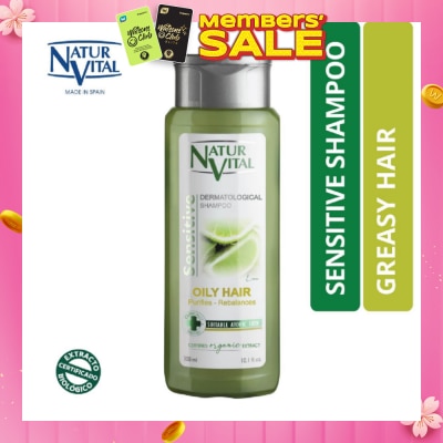 NATURVITAL Sensitive Oily Shampoo (Lime) 300ml