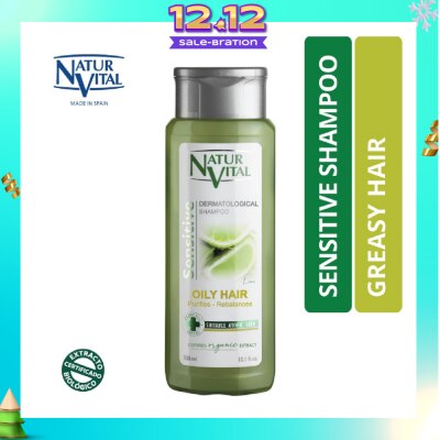 NATURVITAL Sensitive Oily Shampoo (Lime) 300ml