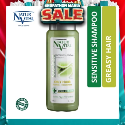 NATURVITAL - Sensitive Oily Shampoo (Lime) 300ml