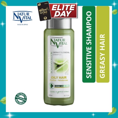 NATURVITAL Sensitive Oily Shampoo (Lime) 300ml image