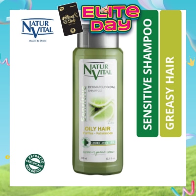 NATURVITAL - Sensitive Oily Shampoo (Lime) 300ml