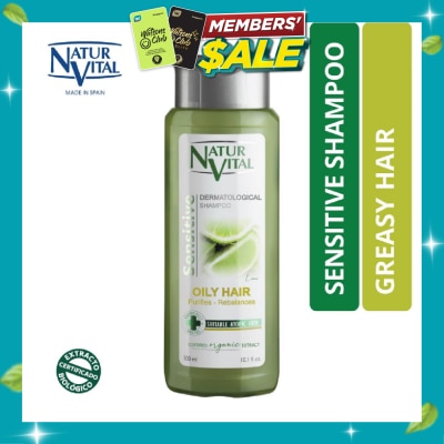 NATURVITAL Sensitive Oily Shampoo (Lime) 300ml image