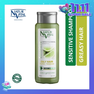 NATURVITAL Sensitive Oily Shampoo (Lime) 300ml
