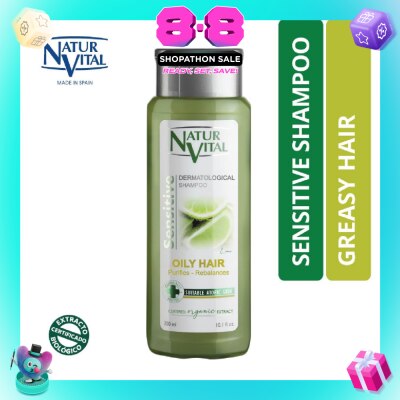 NATURVITAL - Sensitive Oily Shampoo (Lime) 300ml
