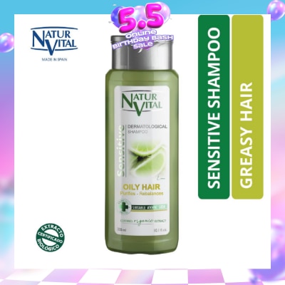 NATURVITAL - Sensitive Oily Shampoo (Lime) 300ml