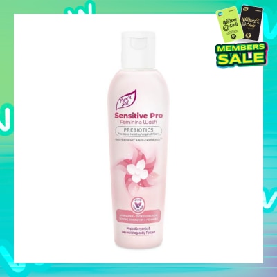 PURE N SOFT Sensitive Pro Feminine Wash Prebiotics (Hypoallergenic) 200ml