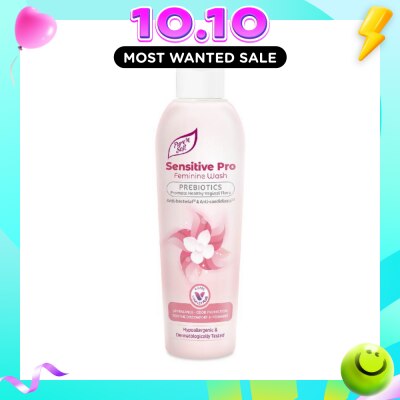 PURE N SOFT Sensitive Pro Feminine Wash Prebiotics (Hypoallergenic) 200ml image