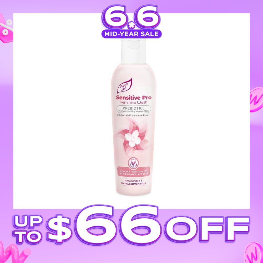 Sensitive Pro Feminine Wash Prebiotics (Hypoallergenic) 200ml