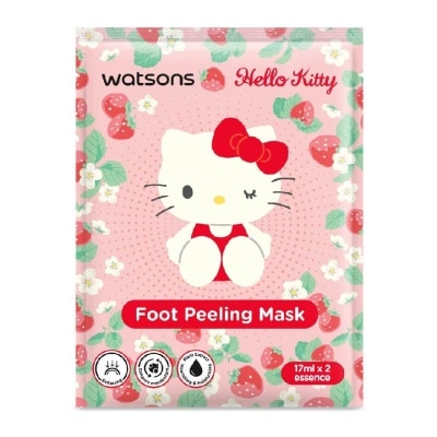 WATSONS Hello Kitty Foot Peeling Mask (Glycoloic Acid, Lactic Acid, Plant Extract) 17ml x 2s