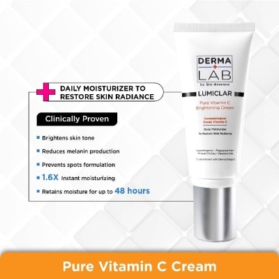 DERMA LAB Lumiclar Pure Vitamin C Brightening Cream (Restore Skin Radiance) 45g