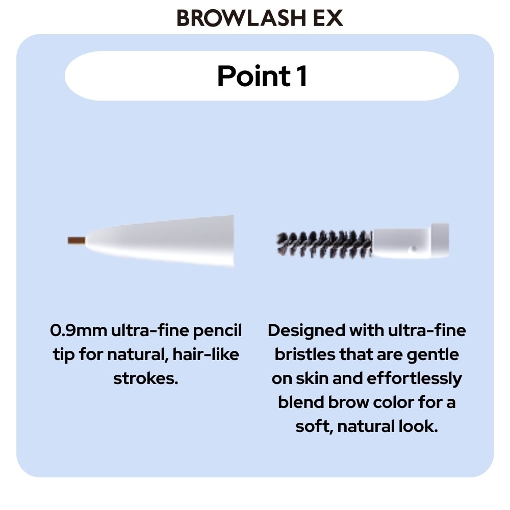 Ultra Skinny Pencil Brow #02 Natural Brown 1s