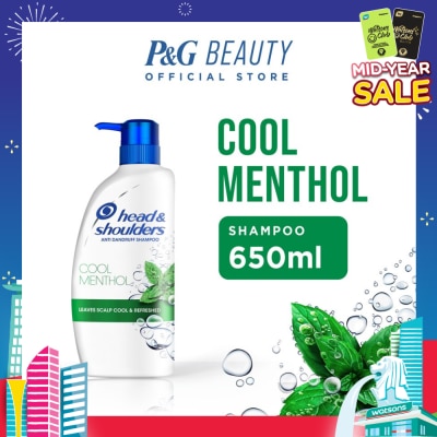 HEAD & SHOULDERS Cool Menthol Anti-Dandruff Shampoo 650ml