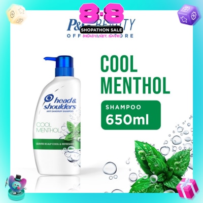 HEAD & SHOULDERS - Anti Dandruff Shampoo Cool Menthol 650ml