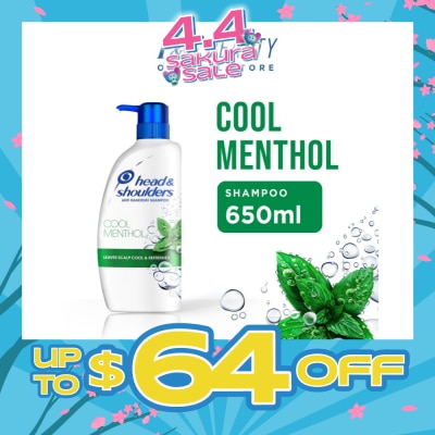 HEAD & SHOULDERS - Anti Dandruff Shampoo Cool Menthol 650ml