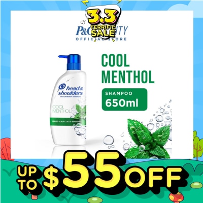 HEAD & SHOULDERS [CNY] Cool Menthol Anti-Dandruff Shampoo 650ml