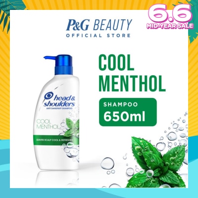 HEAD & SHOULDERS Cool Menthol Anti-Dandruff Shampoo 650ml