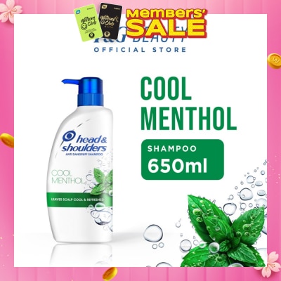 HEAD & SHOULDERS [CNY] Cool Menthol Anti-Dandruff Shampoo 650ml
