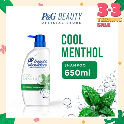 HEAD & SHOULDERS Cool Menthol Anti-Dandruff Shampoo 650ml