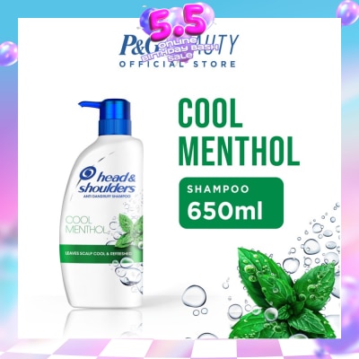 HEAD & SHOULDERS - Anti Dandruff Shampoo Cool Menthol 650ml