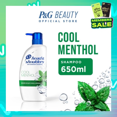 HEAD & SHOULDERS Cool Menthol Anti-Dandruff Shampoo 650ml