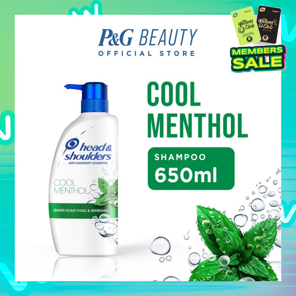 Cool Menthol Anti-Dandruff Shampoo 650ml