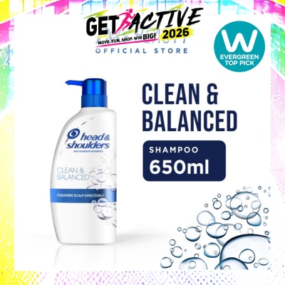 HEAD & SHOULDERS - Anti Dandruff Shampoo Clean & Balanced 650ml image