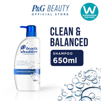 HEAD & SHOULDERS - Anti Dandruff Shampoo Clean & Balanced 650ml image