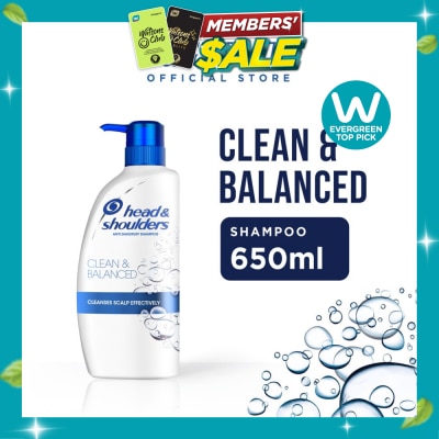 HEAD & SHOULDERS Anti Dandruff Shampoo Clean & Balanced 650ml image