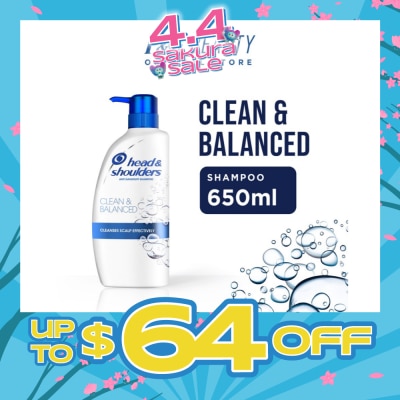 HEAD & SHOULDERS - Anti Dandruff Shampoo Clean & Balanced 650ml