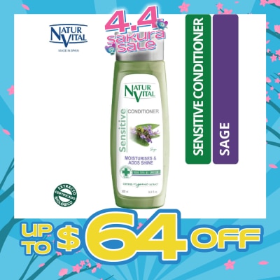 NATURVITAL - Sensitive Hair Conditioner (Sage) 300ml