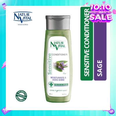 NATURVITAL Sensitive Hair Conditioner (Sage) 300ml
