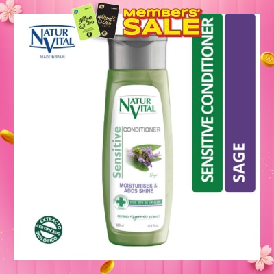 NATURVITAL Sensitive Hair Conditioner (Sage) 300ml