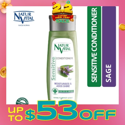 NATURVITAL Sensitive Hair Conditioner (Sage) 300ml