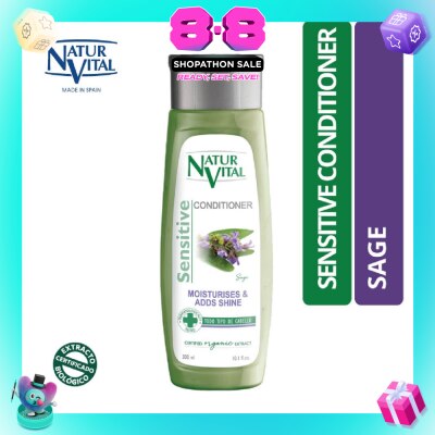 NATURVITAL - Sensitive Hair Conditioner (Sage) 300ml