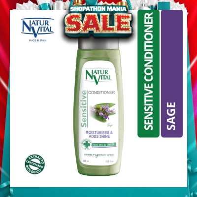 NATURVITAL - Sensitive Hair Conditioner (Sage) 300ml