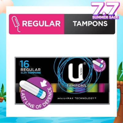 KOTEX U Tampon Slim Regular 16s