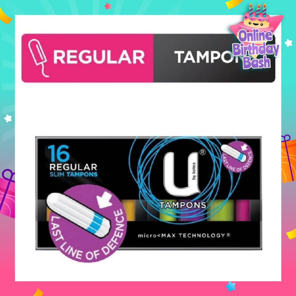U Tampon Slim Regular 16s