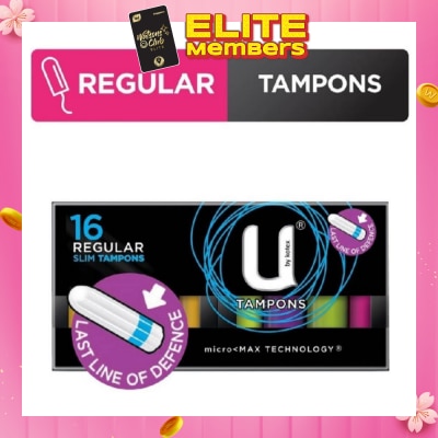 KOTEX U Tampon Slim Regular 16s