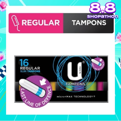 KOTEX U Tampon Slim Regular 16s